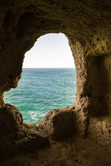 Rocky coastline near Carvoeiro