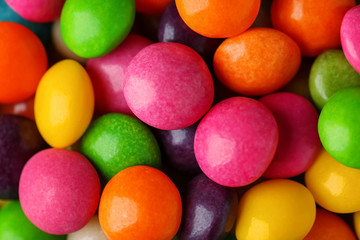 Colorful candies, closeup