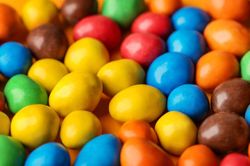 Fototapeta na wymiar Colorful candies, closeup