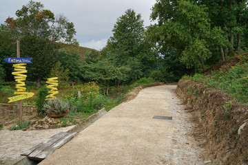 Pilgrim trail, Camino de Santiago, Portugal