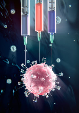 Combined vaccine for virus