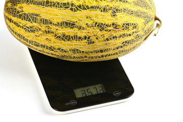 Melon on the scales