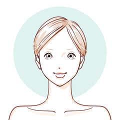 beauty woman_non make up