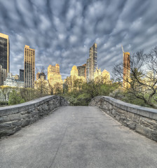 Gapstow bridge Central Park, New York City