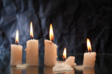 Candles On Dark