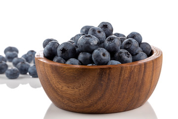 blueberries isolated close up