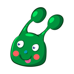 Monster cute, funny cartoon