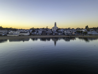 boat Harbor lighthouse  town   Cape Code, Massachusetts USA