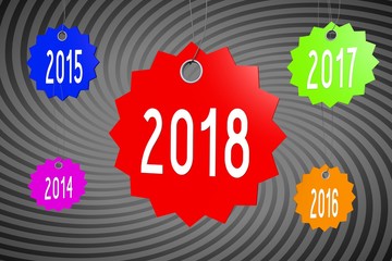 2018 New Year illustration