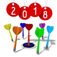 2018 New Year illustration