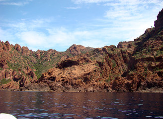 Fototapeta na wymiar Réserve naturelle de Scandola - Corse