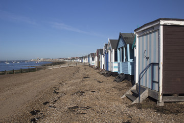 Fototapeta na wymiar Thorpe Bay Beach, Essex, England