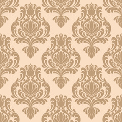 Seamless damask  retro Wallpaper for Design