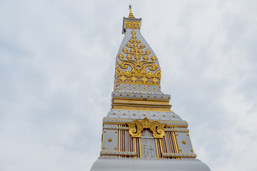 Naklejka premium Temple of Phra That Phanom one of the most important Theravada Buddhist structures in the region located in Nakhon Phanom Province northeastern Thailand