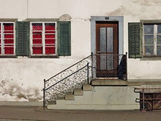 Entrance of a old house.