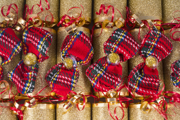 Fototapeta premium Traditional Christmas Crackers