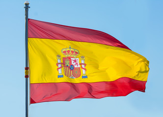 Flag of Spain. The Spanish flag. The symbol of Spain. 