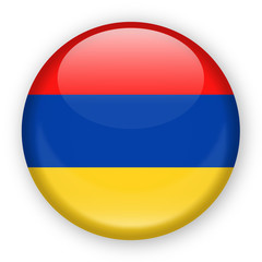 Armenia Flag Vector Round Icon