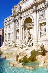 Fototapeta na wymiar Trevi Fountain, Rome Italy