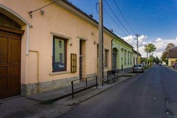 Obraz premium Seitenstraße in Pastell 