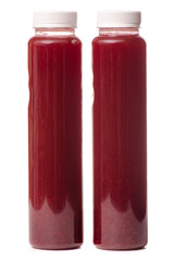 Berry fruit drink in a bottle