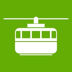 Funicular icon green