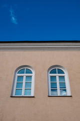 Two arched windows