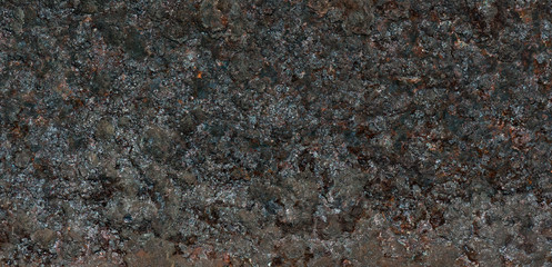 The panorama of rusty texture or background. Outdoor. Copy space.