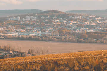 Epernay sous l'automne