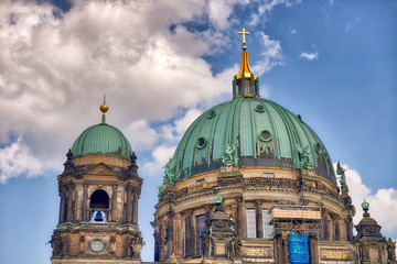 Berlin Cathedral on a beautiful sunny day © jovannig