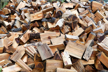 Massive Pile of Chopped Fire Wood