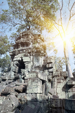 temple Preah Khan ruins(12th Century) in Angkor Wat, Siem Reap, Cambodia