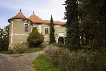 Fototapeta na wymiar Old castle in Cernik near Nova Gradiska, Croatia