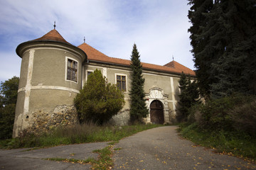 Fototapeta na wymiar Old castle in Cernik near Nova Gradiska, Croatia