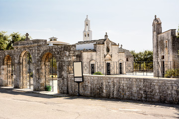 Obraz premium The church of Our Lady of Ibernia in Cisternino