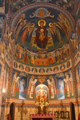 Orthodox icons the Saint Ana-Rohia Monastery. The monastery is situated in a natural place on the...