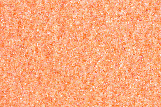 Soft Peach Background With Glitter.