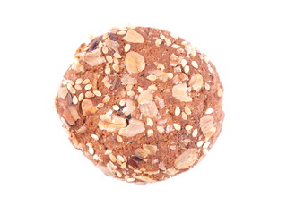 oatmeal cookies on a white background