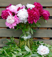 peonies bouquet