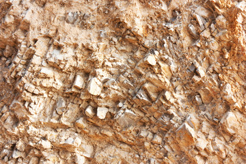  large,brown  natural stone, granite wall, background.