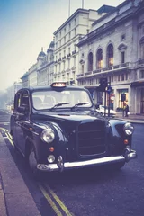 Deurstickers altes taxi in london © refresh(PIX)