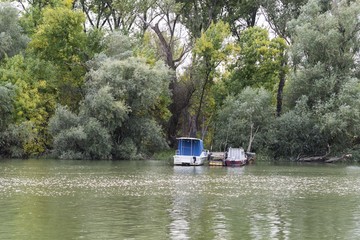 city river landscape