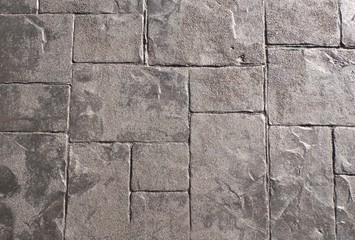 Horizontal Texture of The Gray Rock Floor