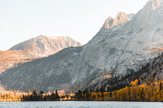 California Lake Sunset