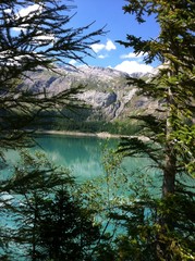 Fototapeta na wymiar Lac alpes suisses