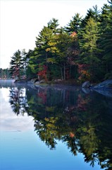 Obraz premium Fall at Muskoka, Ontario Canada