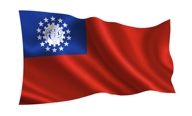 Taiwan flag. (A series of flags of the world.)