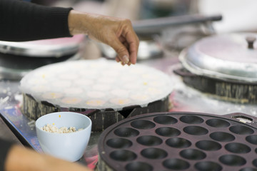 Poffertjes is dessert in Thailand. it's call name Thai 