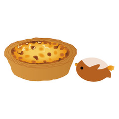 エッグタルトとペンギン