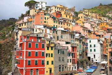 Fototapeta na wymiar Riomaggiore - Cinque Terre - Italy